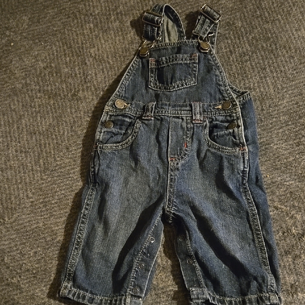 Old Navy Blue Overalls with Adjustable Straps